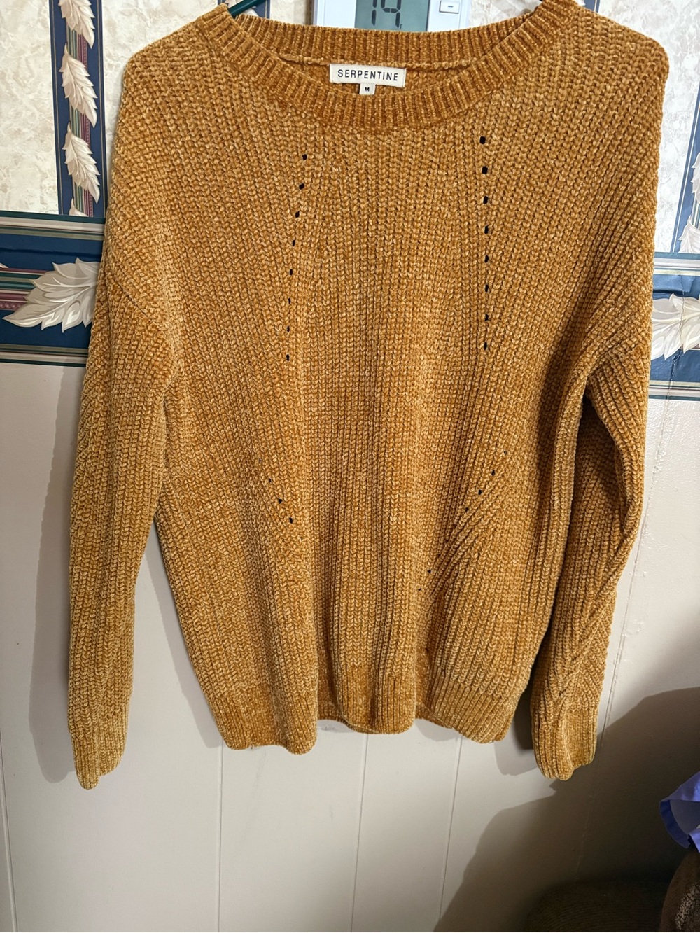 Women's Mustard Crewneck Sweater